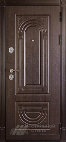 Металлическая дверь венге в квартиру с отделкой МДФ ПВХ - фото